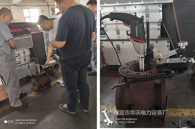 华沃电力阀门研磨机麦太保电机档位操作方法